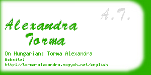 alexandra torma business card